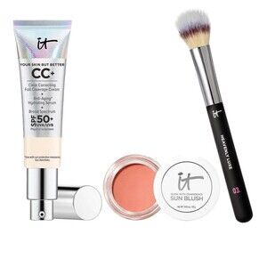 IT Cosmetics Glow with Confidence CC+ SPF 50 3-Pc Collection - Medium Tan